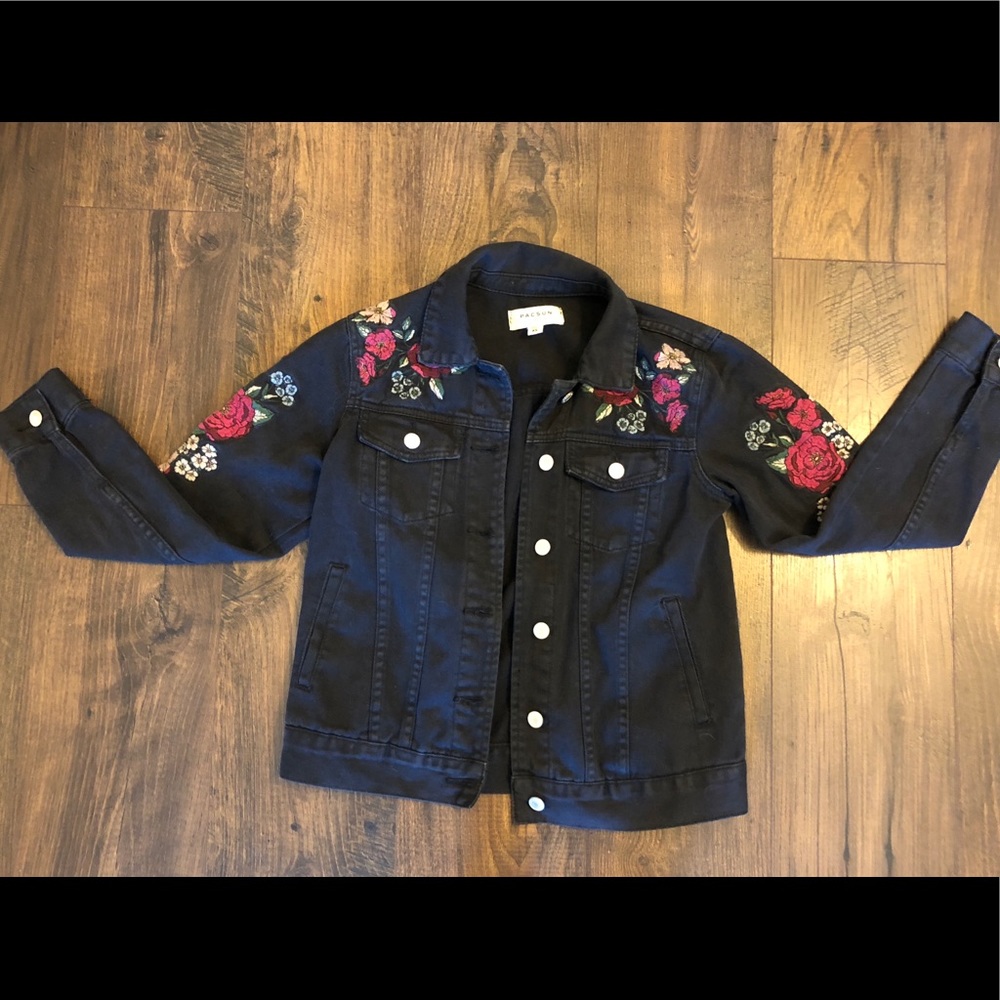 Pacsun black jean jacket
